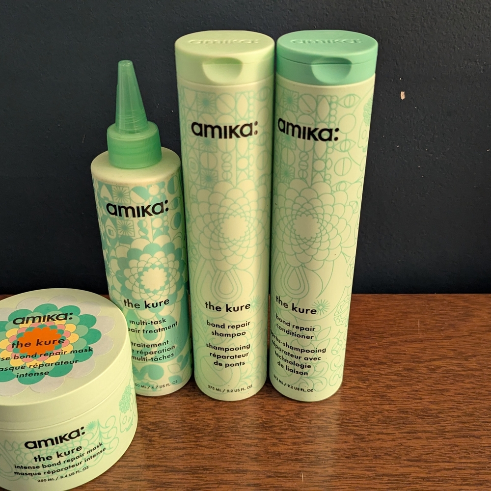 Amika The Kure Bond Repair Set - Light Green